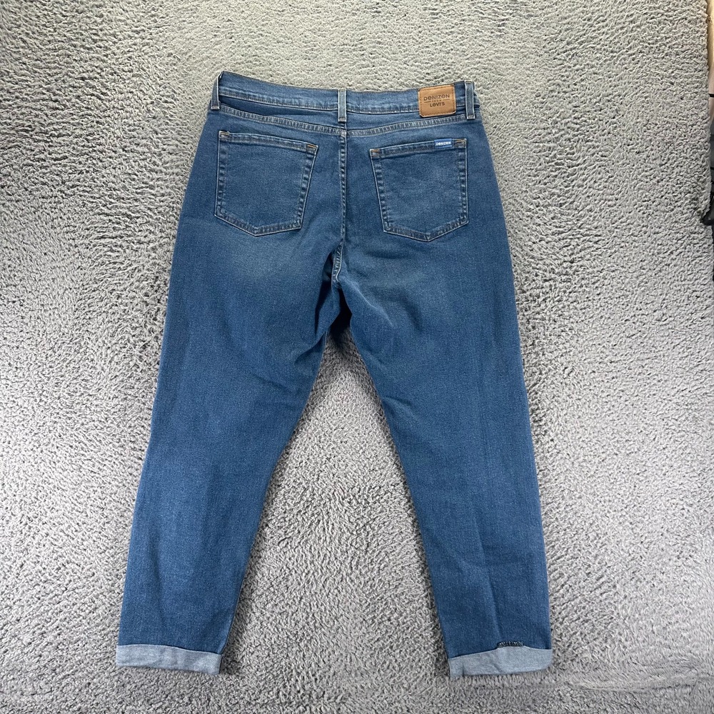 Denizen From Levi's Jeans Womens 10 Blue Cotton Denim Boyfriend Workwear Stretch - Picture 5 of 12